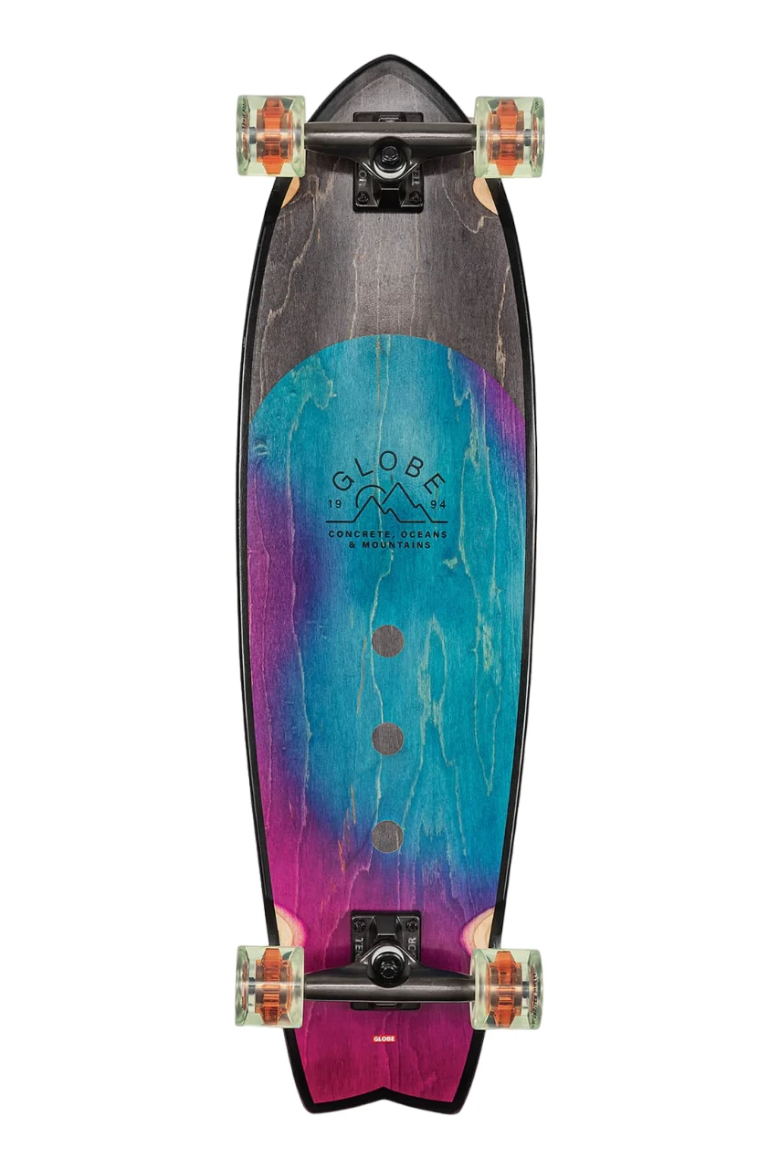Globe Chromantic Cruiser Skateboard Washed Aqua - 33" 3 Globe Chromantic Cruiser Skateboard Washed Aqua - 33"