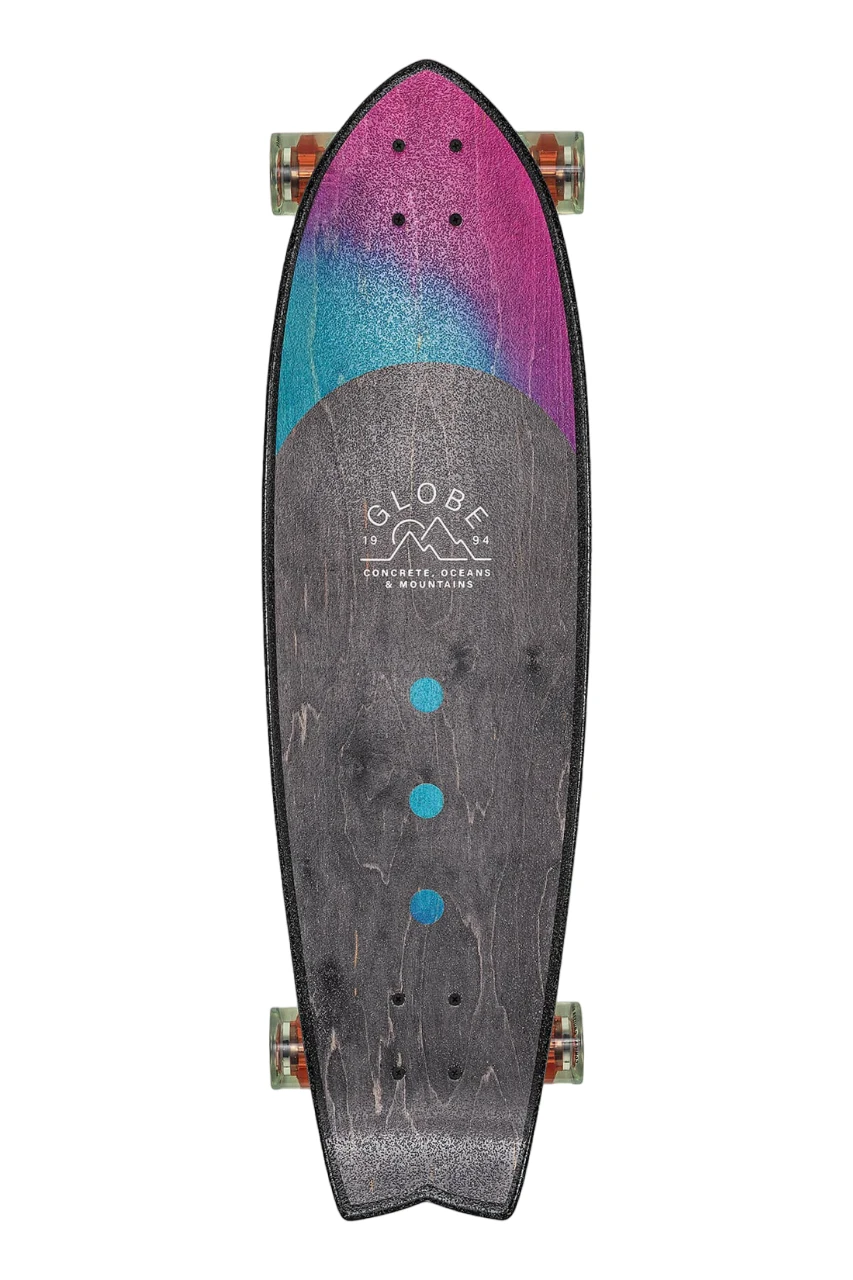 Globe Chromantic Cruiser Skateboard Washed Aqua - 33" 4 Globe Chromantic Cruiser Skateboard Washed Aqua - 33" - Image 2