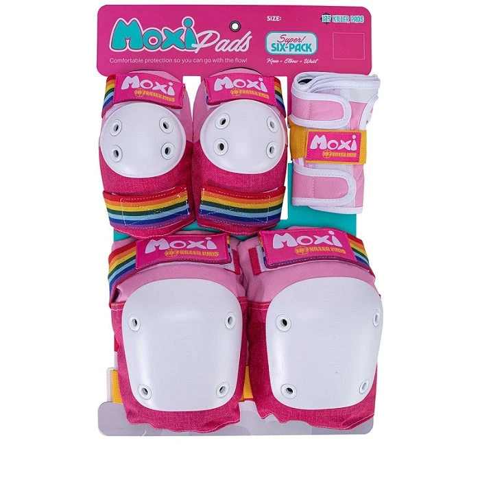 187 Killer Pads X Moxi Super Six Pad Set - Pink 3 187 Killer Pads X Moxi Super Six Pad Set - Pink