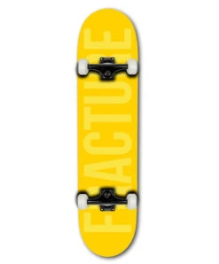 Fracture Fade Yellow Skateboard - 7.75"
