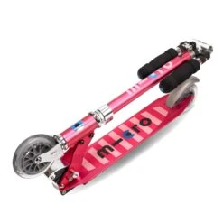 Micro Sprite Scooter - Pink Stripe -Skateboard Series 74FU9Ywi