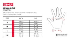 Ennui Urban Gloves -Skateboard Series 920000 Ennui urban glove Size Chart