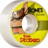 Bones STF Decenzo Gizzmo V2 Locks Skateboard Wheels - 52mm 103a -Skateboard Series BNS SKW 3657