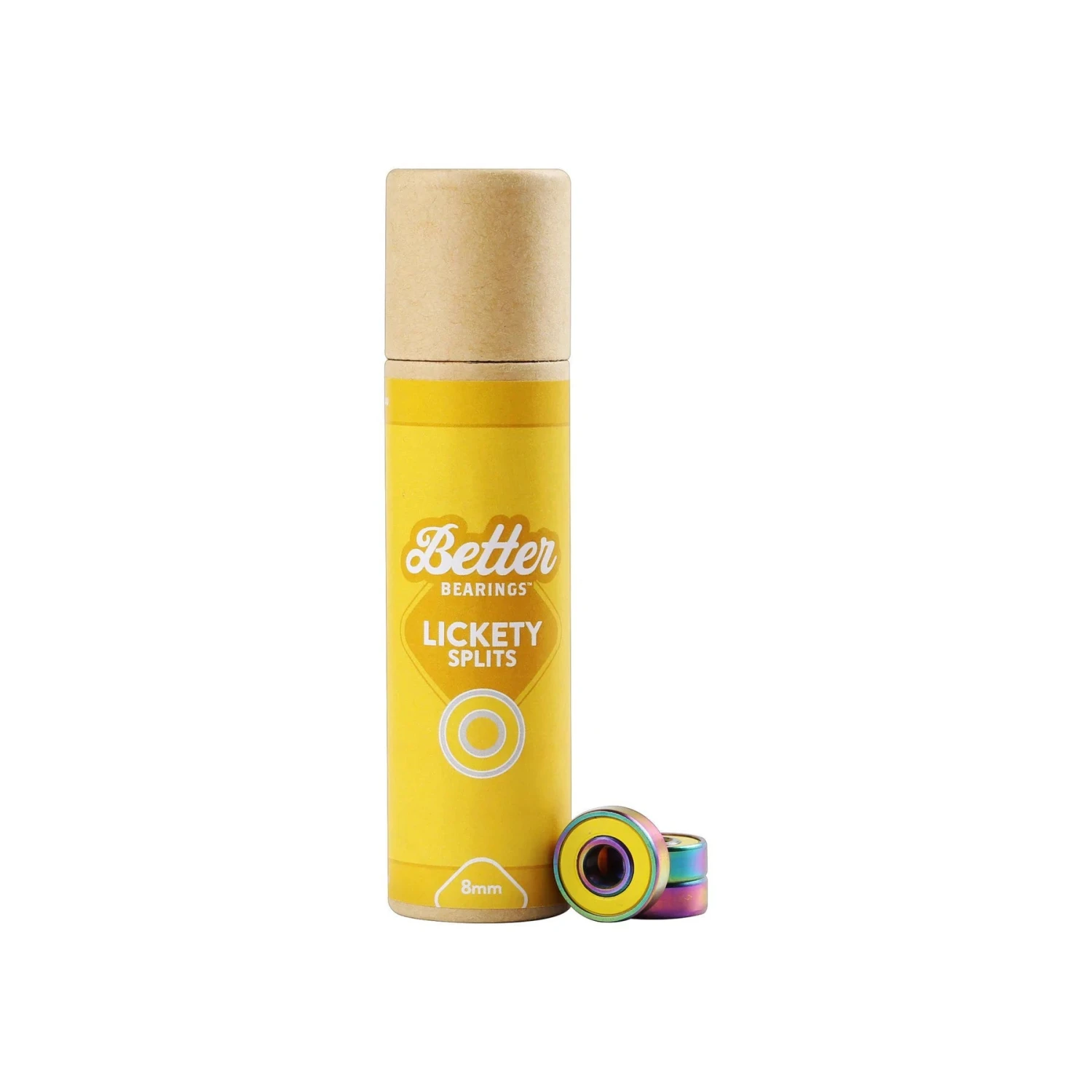 Better Bearings Lickety Splits 8mm - Yellow Set Of 16 3 Better Bearings Lickety Splits 8mm - Yellow Set Of 16