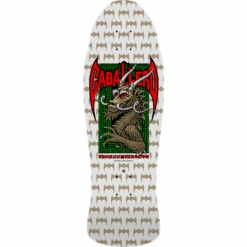 Powell Peralta Cab Street Dragon White/Gold Reissue Deck - 9.625"