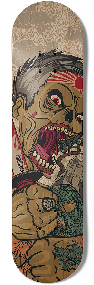 Shibui Zombie Yakuza Skateboard Deck - 8.25" 3 Shibui Zombie Yakuza Skateboard Deck - 8.25"