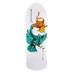Welcome Chris Miller Prequel On Crossbone White Skateboard Deck - 10"