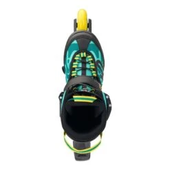 K2 Marlee Pro Adjustable Size Skates - Green/Yellow -Skateboard Series K2MarleeProAdjustableSizeSkatesGreenYellowtop