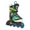K2 Raider Beam Adjustable Size Skates - Green/Blue -Skateboard Series K2RaiderBeamAdjustableSizeSkatesGreenBlue