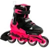 Rollerblade Microblade Adjustable Kids Skates - Black/Pink -Skateboard Series RollerbladeMicrobladeAdjustableKidsSkates BlackPink