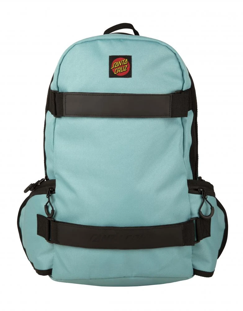 Santa Cruz Classic Label Skatepack Bag - Turquoise