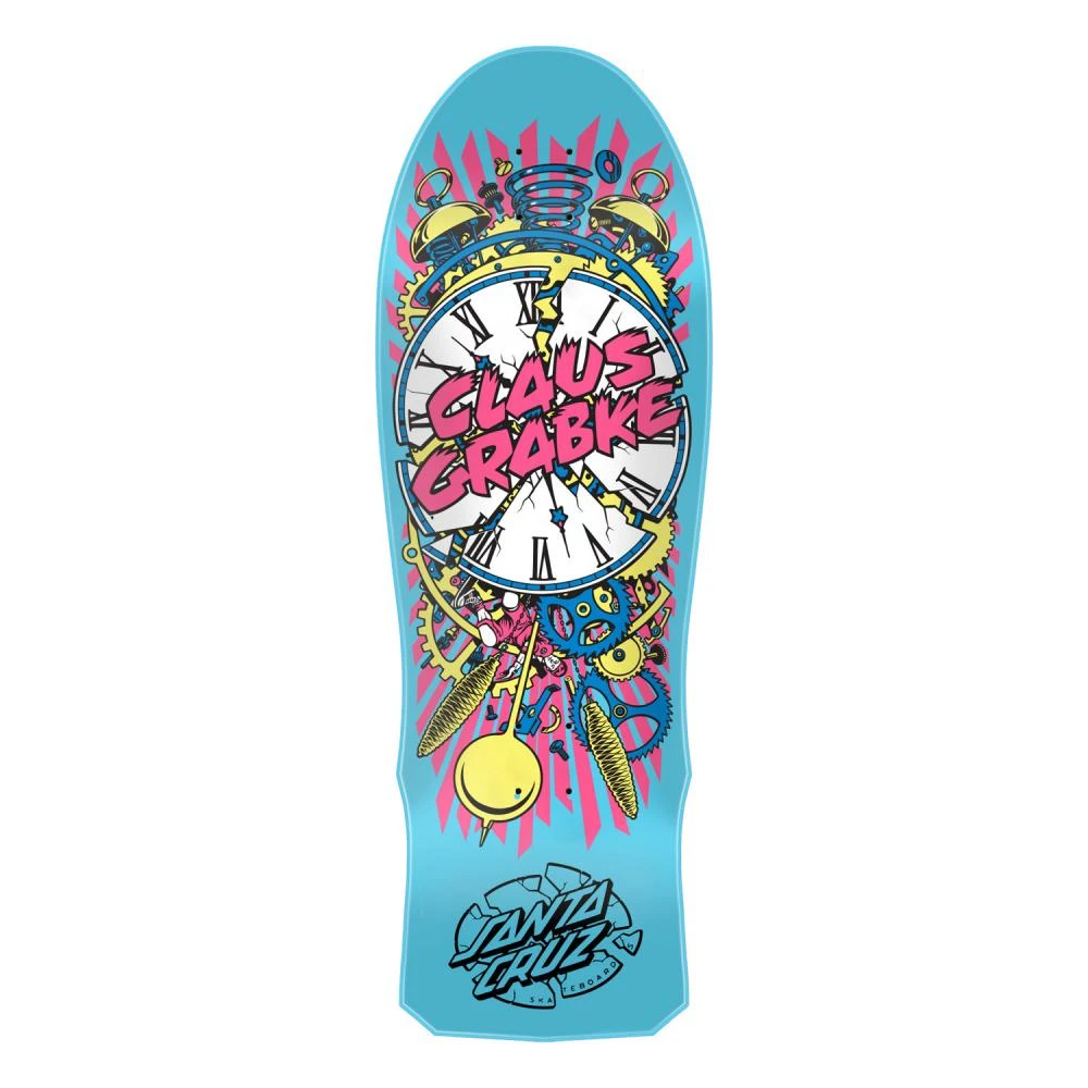 Santa Cruz Reissue Grabke Exploding Clock Skateboard Deck - 10" 3 Santa Cruz Reissue Grabke Exploding Clock Skateboard Deck - 10"