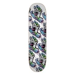 Santa Cruz Pro Holo Screaming Hand Birch Skateboard Deck - 8.0"