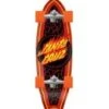 Santa Cruz Flame Dot Shark Surf Skate Board - 31.5" -Skateboard Series SantaCruzFlameDotSharkSurfSkateBoard 31.5