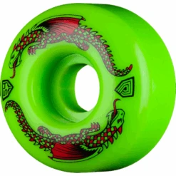 Powell Peralta Dragon Formula Green V4 Skateboard Wheels - 54mm 93a
