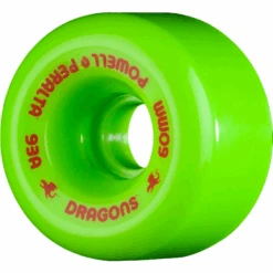 Powell Peralta Dragon Formula Green Skateboard Wheels - 60mm 93a