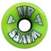 Air Waves Green/Yellow Swirl Wheels 65mm - Set Of 4 -Skateboard Series air waves green yellow swirl wheels