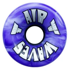 Air Waves Purple/White Swirl Wheels 65mm - Set Of 4