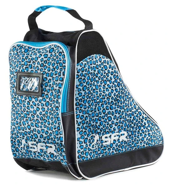 SFR Designer Skate Bag - Blue Leopard 4 SFR Designer Skate Bag - Blue Leopard - Image 2