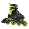 Bladerunner Phoenix Adjustable Kids Skates - Black/Green -Skateboard Series bladerunner phoenix adjustable kids skates black green