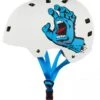 Bullet X Santa Cruz Screaming Hand Helmet - Matt White 1 Bullet X Santa Cruz Screaming Hand Helmet - Matt White -Skateboard Series bullet x santa cruz helmet matt white 1