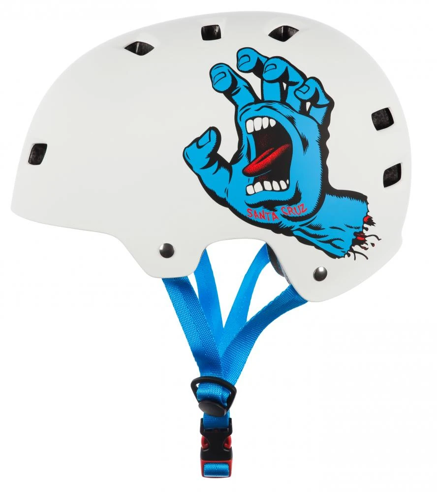 Bullet X Santa Cruz Screaming Hand Helmet - Matt White 3 Bullet X Santa Cruz Screaming Hand Helmet - Matt White