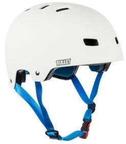 Bullet X Santa Cruz Screaming Hand Helmet - Matt White 8 Bullet X Santa Cruz Screaming Hand Helmet - Matt White -Skateboard Series bullet x santa cruz helmet matt white front 1