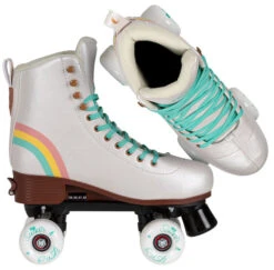 Chaya Bliss Adjustable Roller Skates - Vanilla -Skateboard Series chaya bliss adjustable roller skates vanilla pair