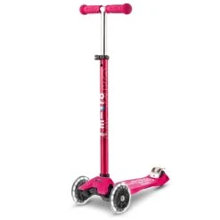 Maxi Micro Deluxe LED Scooter - Pink