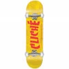 Cliche Banco Yellow Skateboard - 7.5" -Skateboard Series cliche banco yellow skateboard 1