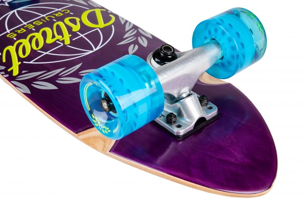 D Street Atlas Purple Cruiser Skateboard - 28" 4 D Street Atlas Purple Cruiser Skateboard - 28" - Image 2