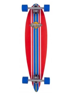 D Street Ocean Red Pintail Longboard - 35"