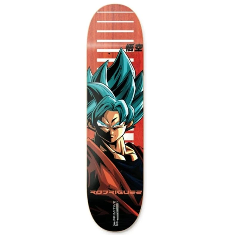 Dragon Ball Super X Primitive Skate Rodriguez Goku Skateboard Deck - 8.0" 3 Dragon Ball Super X Primitive Skate Rodriguez Goku Skateboard Deck - 8.0"