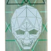 Enuff Geo Skull Green Skateboard - 8.0"