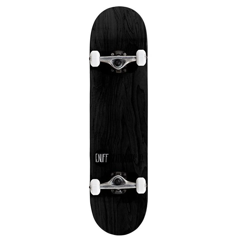 Enuff Logo Stain Skateboard - Black 7.75" 3 Enuff Logo Stain Skateboard - Black 7.75"