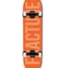 Fracture Fade Orange Skateboard - 8.0" 2 Fracture Fade Orange Skateboard - 8.0" -Skateboard Series fracture fade orange skateboard
