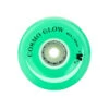 Moxi Cosmo Glow LED Light Up Roller Skate Wheels Galaxy Green 62mm 80a - 4 Pack -Skateboard Series galaxygreen
