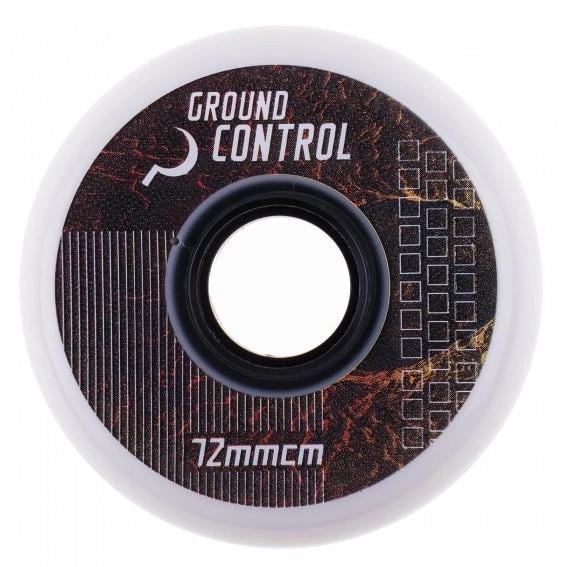 Ground Control Earth City White Wheels 72mm 92a - Set Of Four 3 Ground Control Earth City White Wheels 72mm 92a - Set Of Four