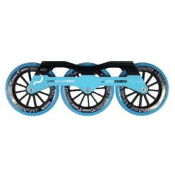 Ground Control Tri Skate Frame V3 125mm Complete Setup - Turquoise