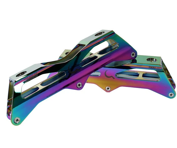 Ground Control Tri Skate Frames V2 110MM - Oil Slick 3 Ground Control Tri Skate Frames V2 110MM - Oil Slick