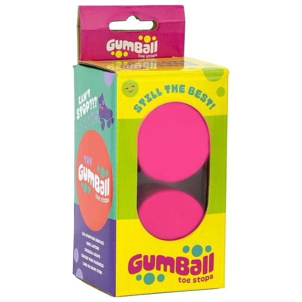 Gumball Watermelon Long Toe Stops - 30mm 83a 4 Gumball Watermelon Long Toe Stops - 30mm 83a - Image 2