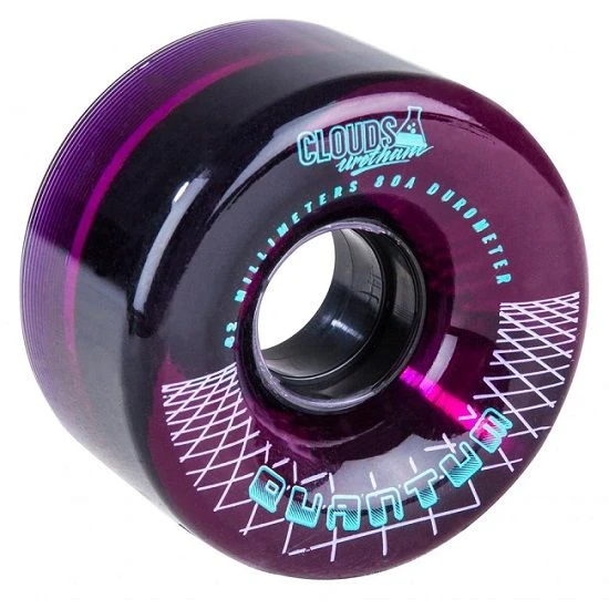 Clouds Quantum Purple Roller Skate Wheels 62mm - Set Of 4 3 Clouds Quantum Purple Roller Skate Wheels 62mm - Set Of 4