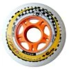 Hyperformance +G Inline Skate Wheels - White 4 Pack -Skateboard Series hyperformance g inline skate wheels
