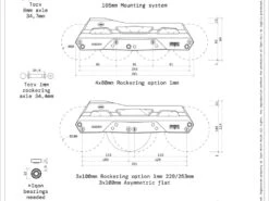 Iqon CL Decode Pro 80 Dark 165mm Mount Frames And Bearings Combo 8 Iqon CL Decode Pro 80 Dark 165mm Mount Frames And Bearings Combo -Skateboard Series iqon cl decode pro 80 165mm mount frames specs