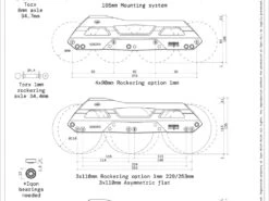 Iqon CL Decode Pro 90 Dark 165mm Mount Frames And Bearings Combo 8 Iqon CL Decode Pro 90 Dark 165mm Mount Frames And Bearings Combo -Skateboard Series iqon cl decode pro 90 165mm mount frame specs