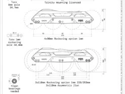 Iqon TR Decode Pro 80 Light Trinity Frames And Bearings Combo -Skateboard Series iqon tr decode pro 80 light trinity frames and bearings combo diagram