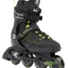 K2 Fit 80 Pro Mens Inline Skates - Black/Olive -Skateboard Series k2 fit 80 pro mens inline skates black olive