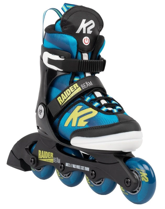 K2 Raider Beam Adjustable Size Skates - Blue 3 K2 Raider Beam Adjustable Size Skates - Blue