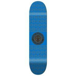Karma Logo Seal Blue Skateboard Deck - 8.0"