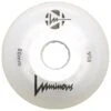 Luminous Light Up Inline Skate Wheels - White 4 Pack 1 Luminous Light Up Inline Skate Wheels - White 4 Pack -Skateboard Series luminous light up inline skate wheel white 1